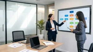 Análisis de indicadores de rendimiento de marketing digital.